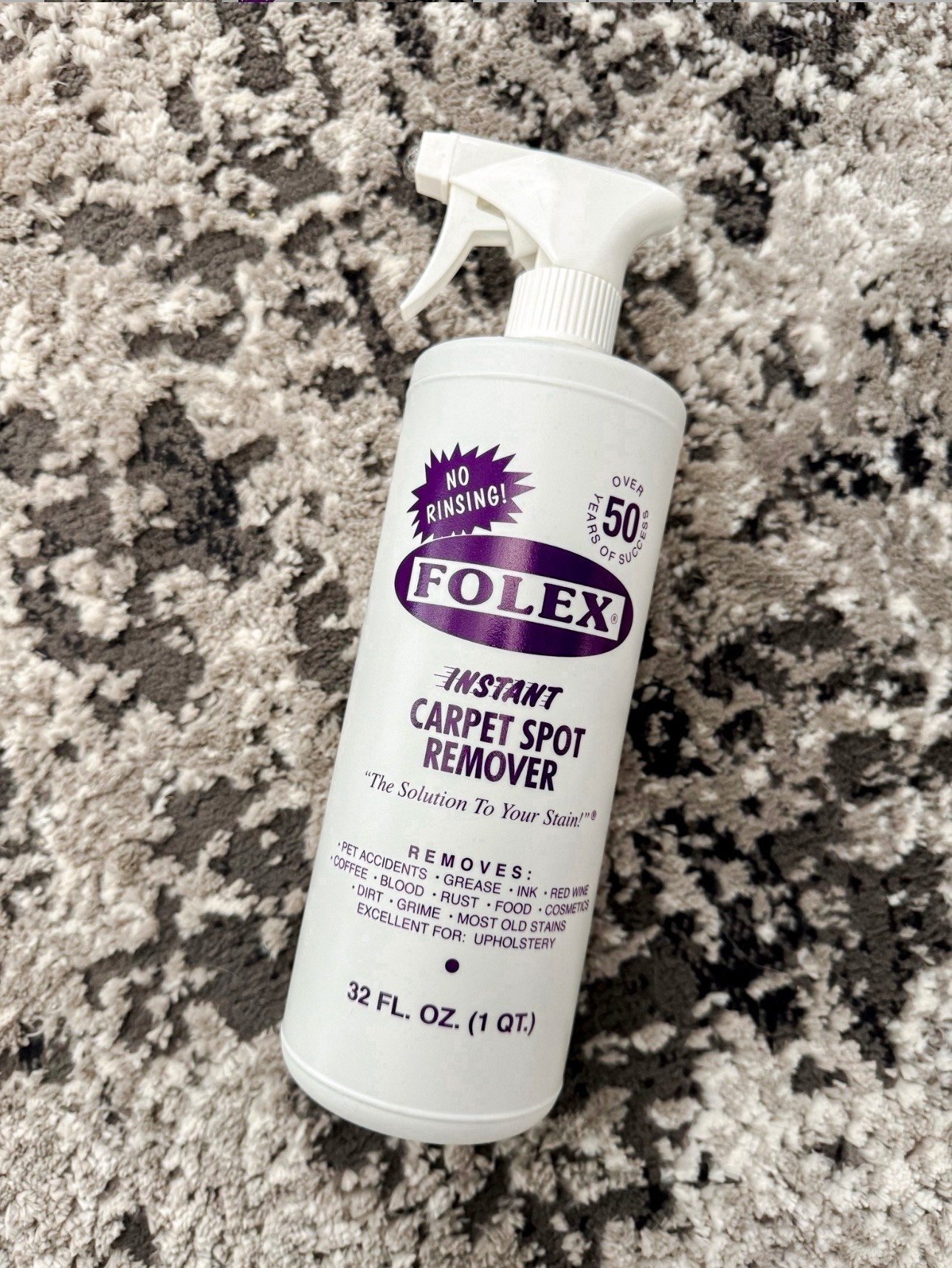 After-holiday cleaning can feel very real, but this is one of those products that makes a fresh start feel EASY.

FOLEX Instant Carpet Spot Remover is my secret weapon for post-holiday resets. Between muddy boots, spilled drinks, pet accidents, food stains, and everything in between, this stuff works FAST. Spray it on, gently blot, and watch stains disappear — no rinsing required. It’s safe for carpets, rugs, and upholstery and seriously saves your sanity when you’re refreshing your home after all the festivities.

Perfect for neutral rugs, living rooms, playrooms, and anywhere life happened a little extra during the holidays. A total must-have for a clean slate going into the new year. 

after holiday cleaning • home reset cleaning • best carpet stain remover • rug stain remover • pet stain remover • no rinse carpet cleaner • upholstery cleaner • living room rug cleaning • neutral rug care • deep clean home • post holiday reset • easy cleaning products • cleaning must haves • home cleaning essentials • family friendly cleaning • pet friendly cleaner • new year home refresh • spot cleaner for carpets

#AfterHolidayReset #CleanWithMe #HomeReset #CleaningTok #LTKHome #LTKFinds #CarpetCleaning #RugCleaning #DeepClean #NewYearReset #MessyMomLife
#PetFriendlyCleaning #LifeHappens #CleanHomeHappyHome #NeutralHome
#HomeEssentials #CleaningMustHaves #HomeRefresh #StainRemover
#MomApproved #RealLifeCleaning #HolidayCleanup #FreshStartVibes

#LTKFindsUnder50 #LTKHome #LTKHoliday