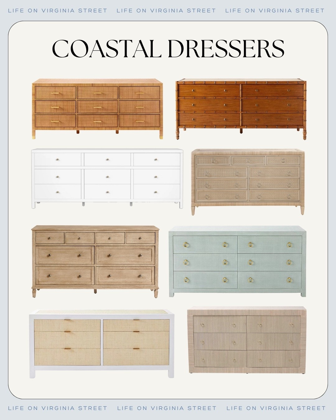 Coastal dressers 🙌🏻🙌🏻

Coastal dressers, modern coastal dressers, bedroom, design, bedroom furniture

#LTKHome