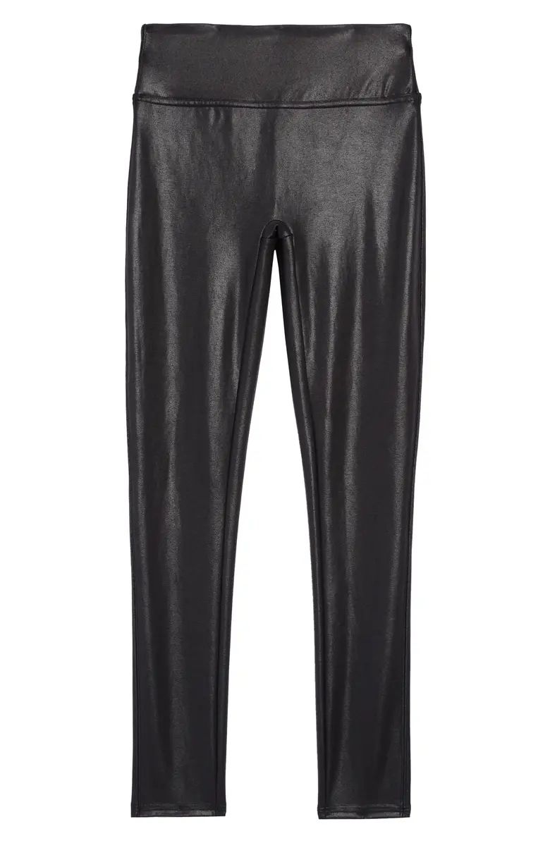 SPANX® Faux Leather Leggings (Big Girl) | Nordstrom | Nordstrom