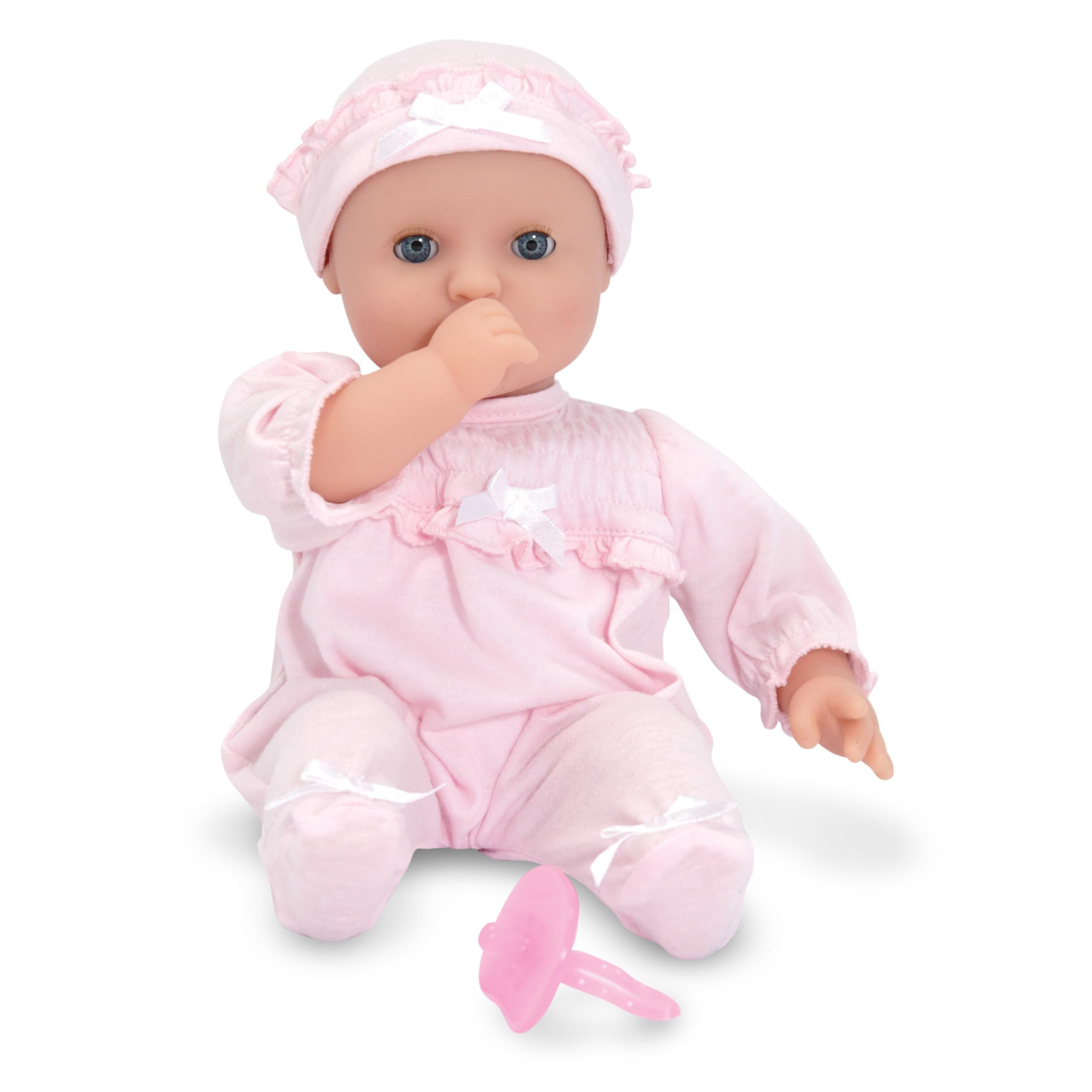 Melissa & Doug Mine to Love Jenna 12" Baby Doll with Moving Eyes, Thumb & Pacifier Sucking Action... | Amazon (US)