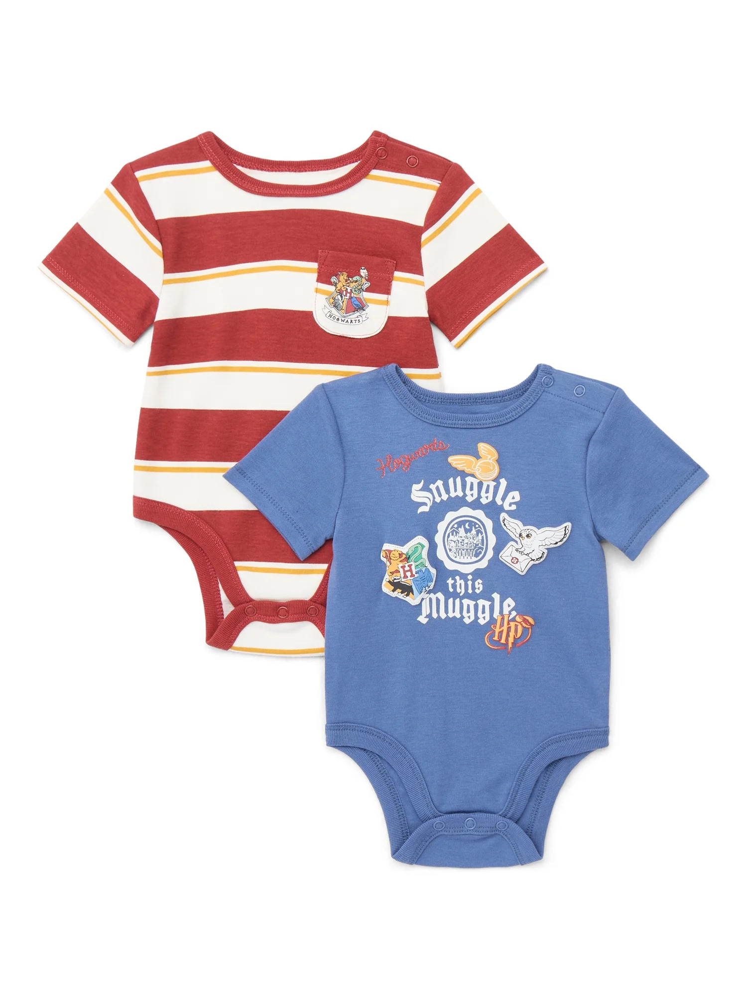 Character Baby Gender Neutral Bodysuits, 2-Pack, Sizes 0/3 Months-24 Months | Walmart (US)