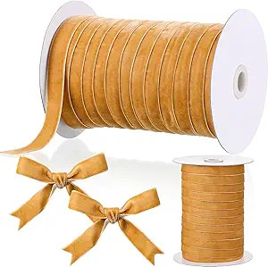 Chuangdi Christmas Ribbon Spool Red and Green Vintage Velvet Ribbons for Christmas Wreath Decorat... | Amazon (US)