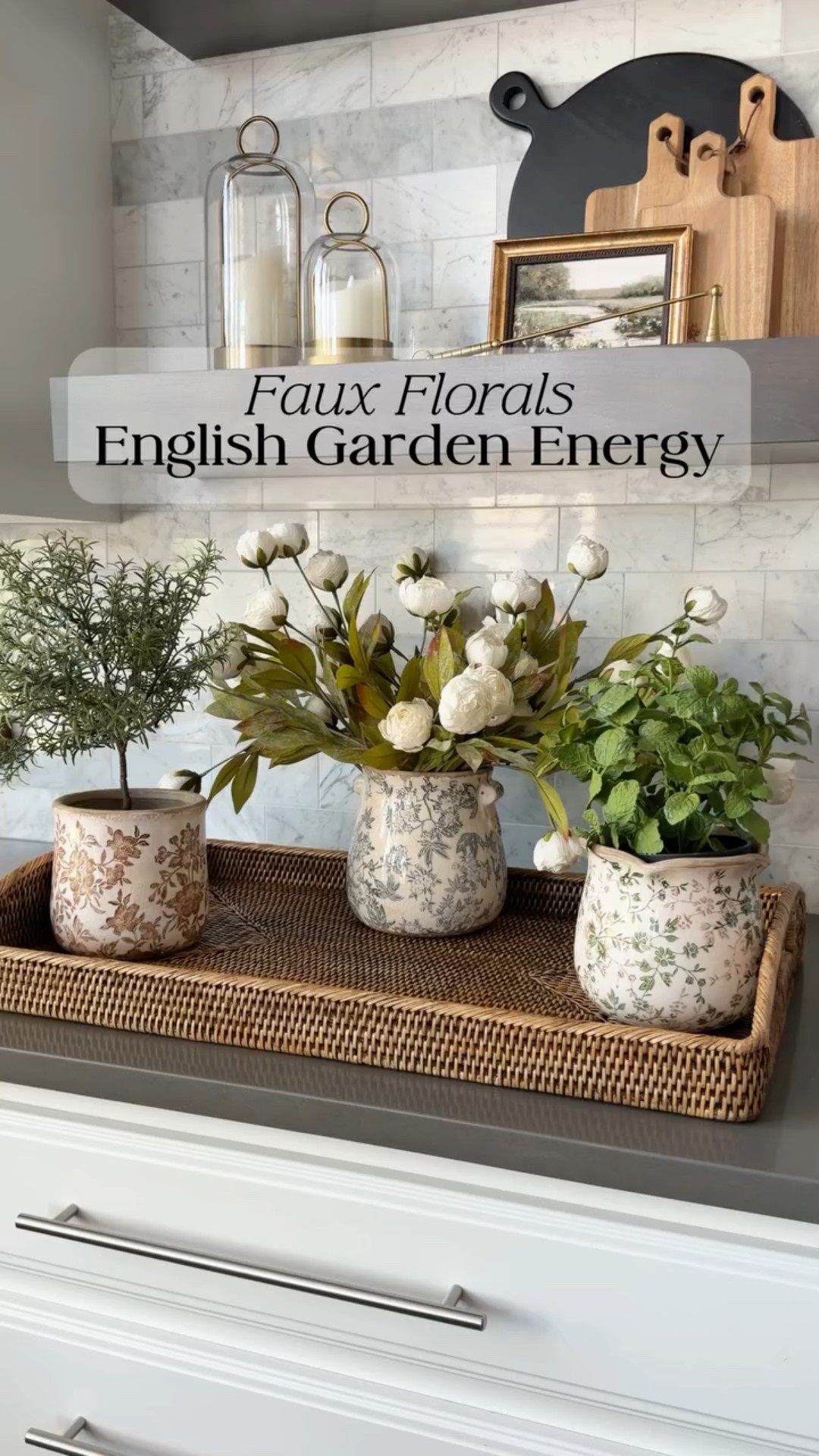 I’m obsessed with these vintage style floral planters!! I paired three with my favorite faux herbs and florals and they work for spring, summer, fall… honestly year round. You’ve probably spotted them in my kitchen! They’re one of those pieces I never get tired of styling 💚

You can also shop everything through the link in my bio 😊

✨Save this for later if you’re thinking about what to style on your kitchen counters 

#englishgarden #fauxflorals #inspiremehomedecor 
Amazon home decor, English garden decor, outdoor planters, faux herbs, faux florals, kitchen decor

#LTKSaleAlert #LTKSeasonal #LTKHome