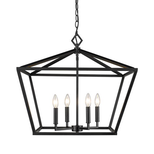 Millennium Lighting 3294 Mb Corona Matte Black Four Light Lantern Pendant 3294 Mb | | Bellacor