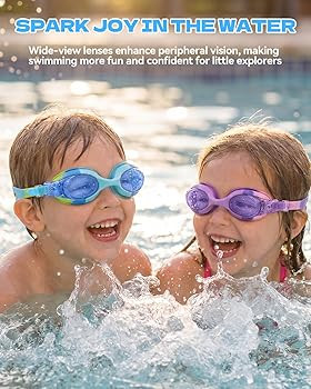 Aegend Swim Goggles for Kids Toddler - Anti-Fog Comfort Fit Swimming Goggles for Little Boys Girl... | Amazon (US)