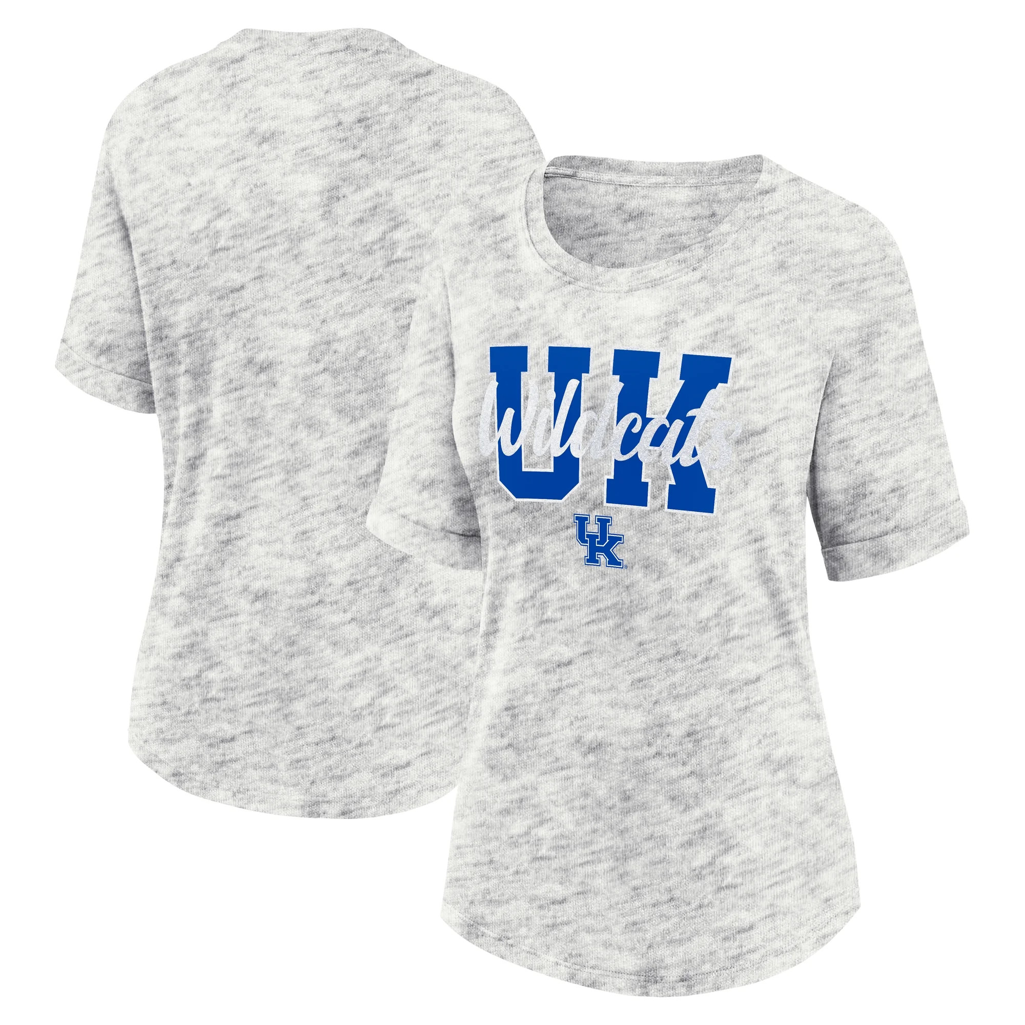 Kentucky Wildcats Women's Heather Oatmeal Fearless Charge Fashion Top, Up to Size 2XL | Walmart (US)