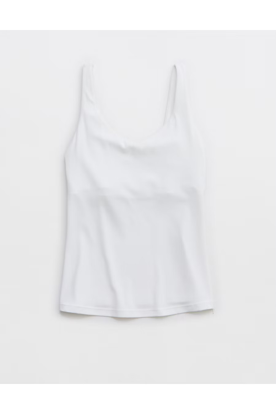 OFFLINE By Aerie Real Me Low Key Tank Top Women's White S | Aerie