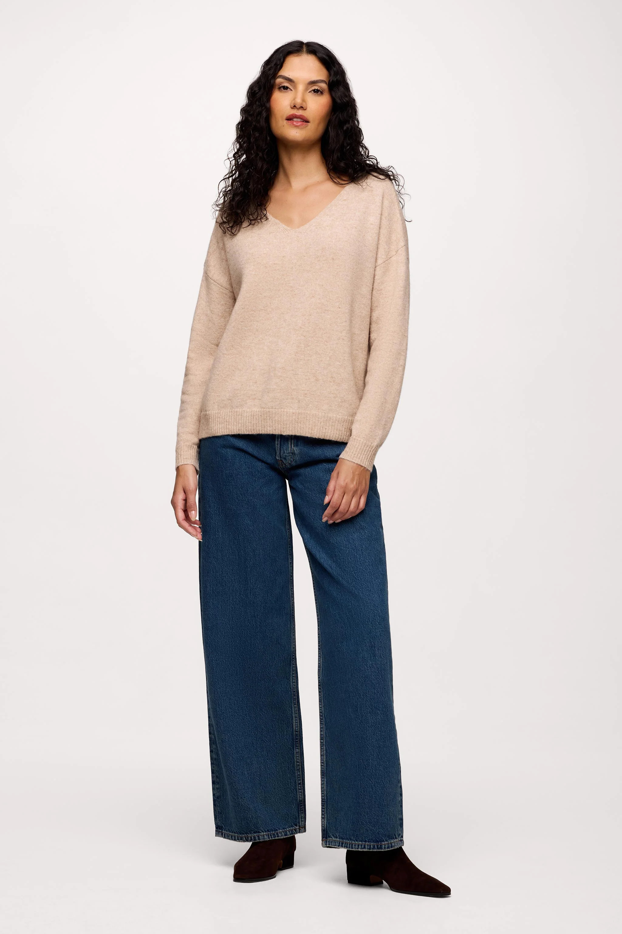 Cozy Knit
      
    
  
  V-Neck Sweater | nuuds