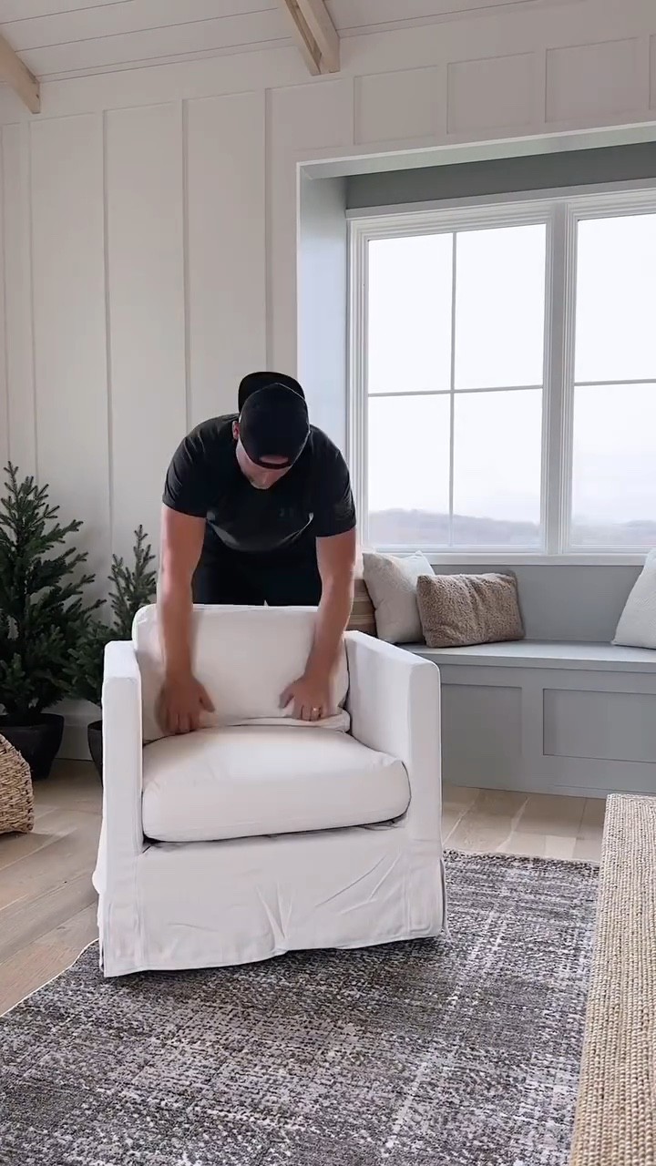 This popular better homes & gardens swivel chair from the Dave & Jenny marrs collection from Walmart is back in stock and it’s on SALE!!

Living room furniture - living room chair 

#LTKMostLoved #LTKhome

#LTKVideo