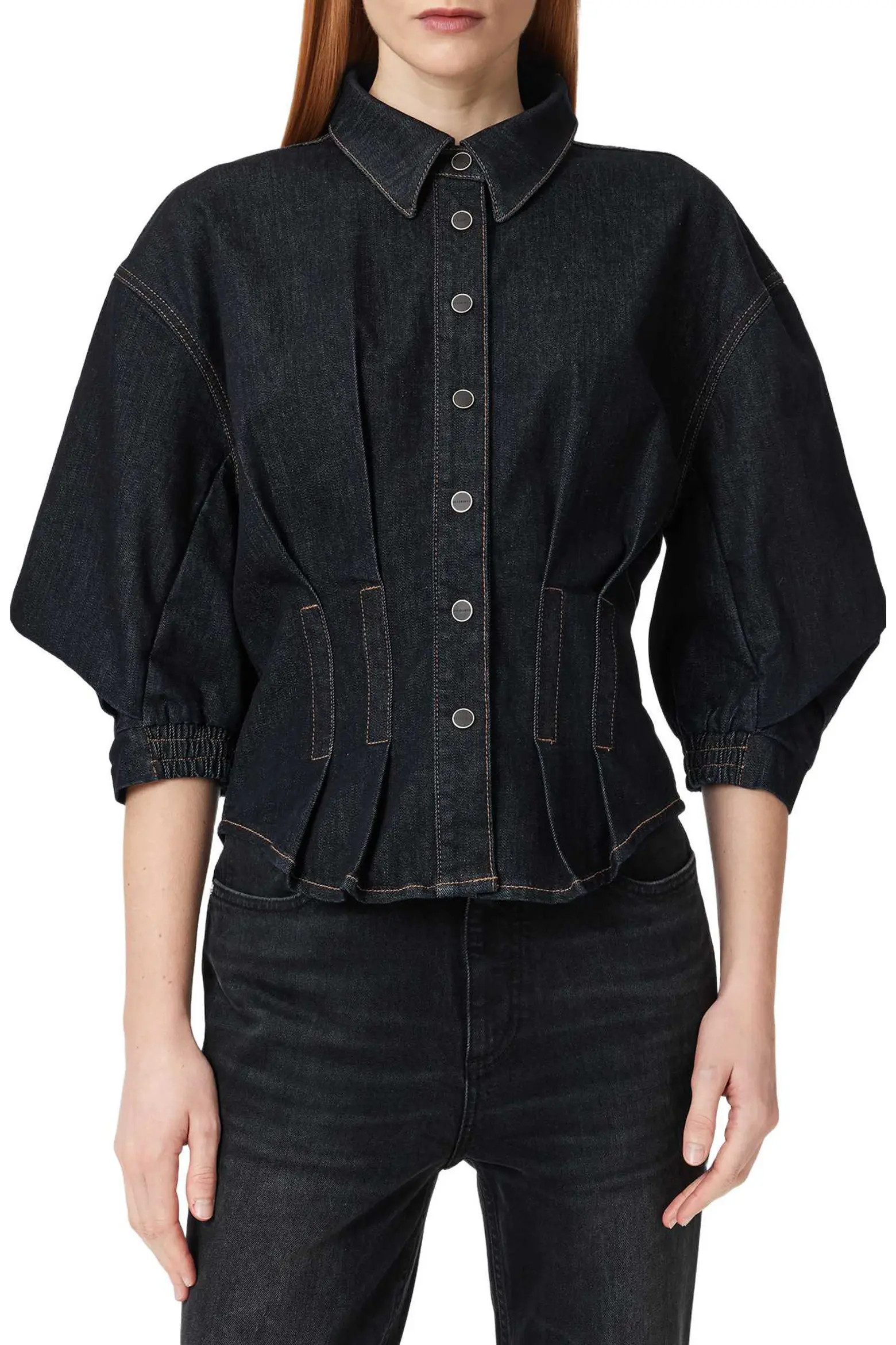 Nancy Cotton Blend Stretch Denim Shirt (Women) | Nordstrom | Nordstrom