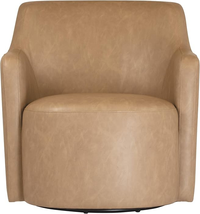 Homepop Home Décor Upholstered 360° Barrel Back Swivel Chair | Accent Chairs for Living Room & ... | Amazon (US)