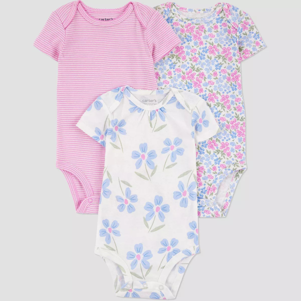 Carter's Just One You® Baby Girls' 3pk Bodysuit | Target