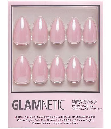 GLAMNETIC First Kiss Short Almond Nails | Dillard's