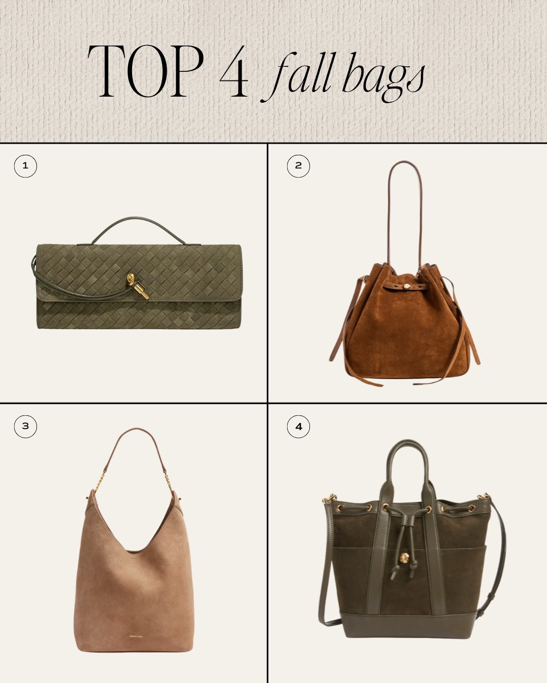 These four bags are perfect for fall! My top picks this season.

#LTKSeasonal