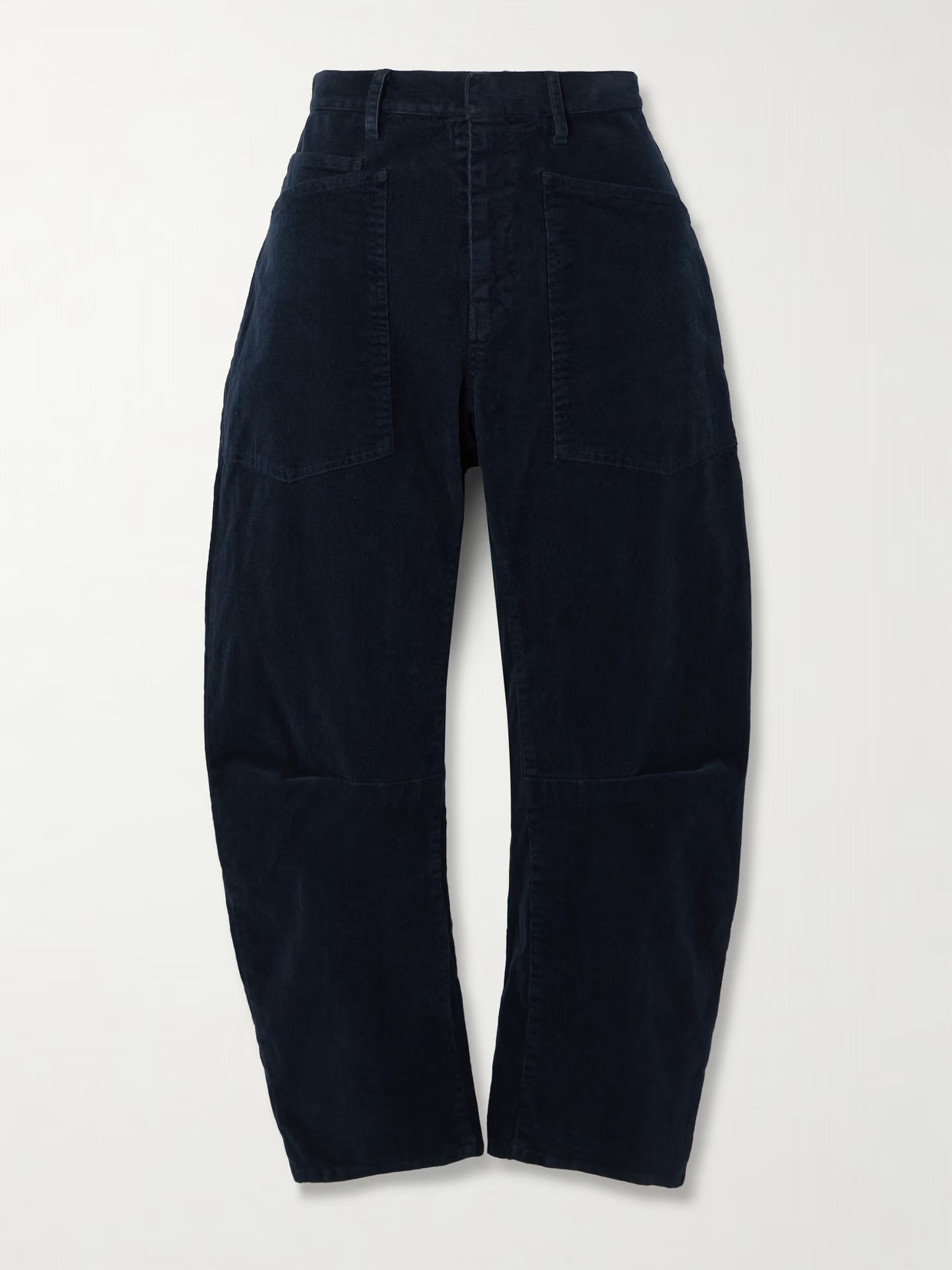 Nili Lotan - Shon Cotton-blend Corduroy Tapered Pants - Blue | NET-A-PORTER (US)