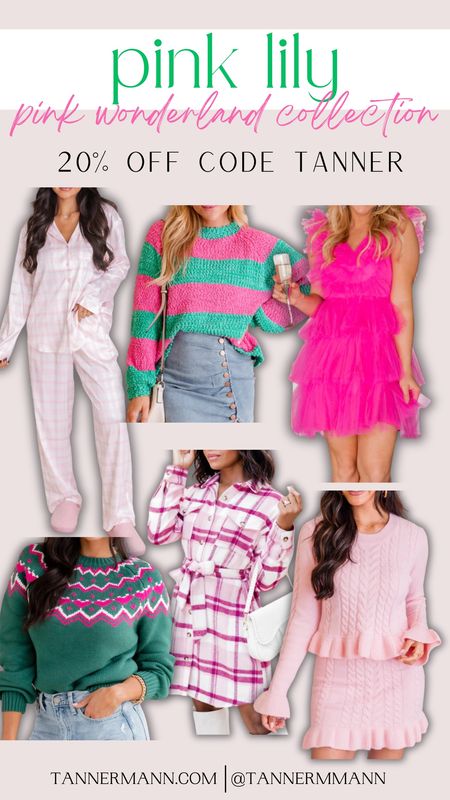 Pink Lily Pink Wonderland Collection. 20% Off with Code TANNER

#LTKSeasonal #LTKstyletip #LTKHoliday