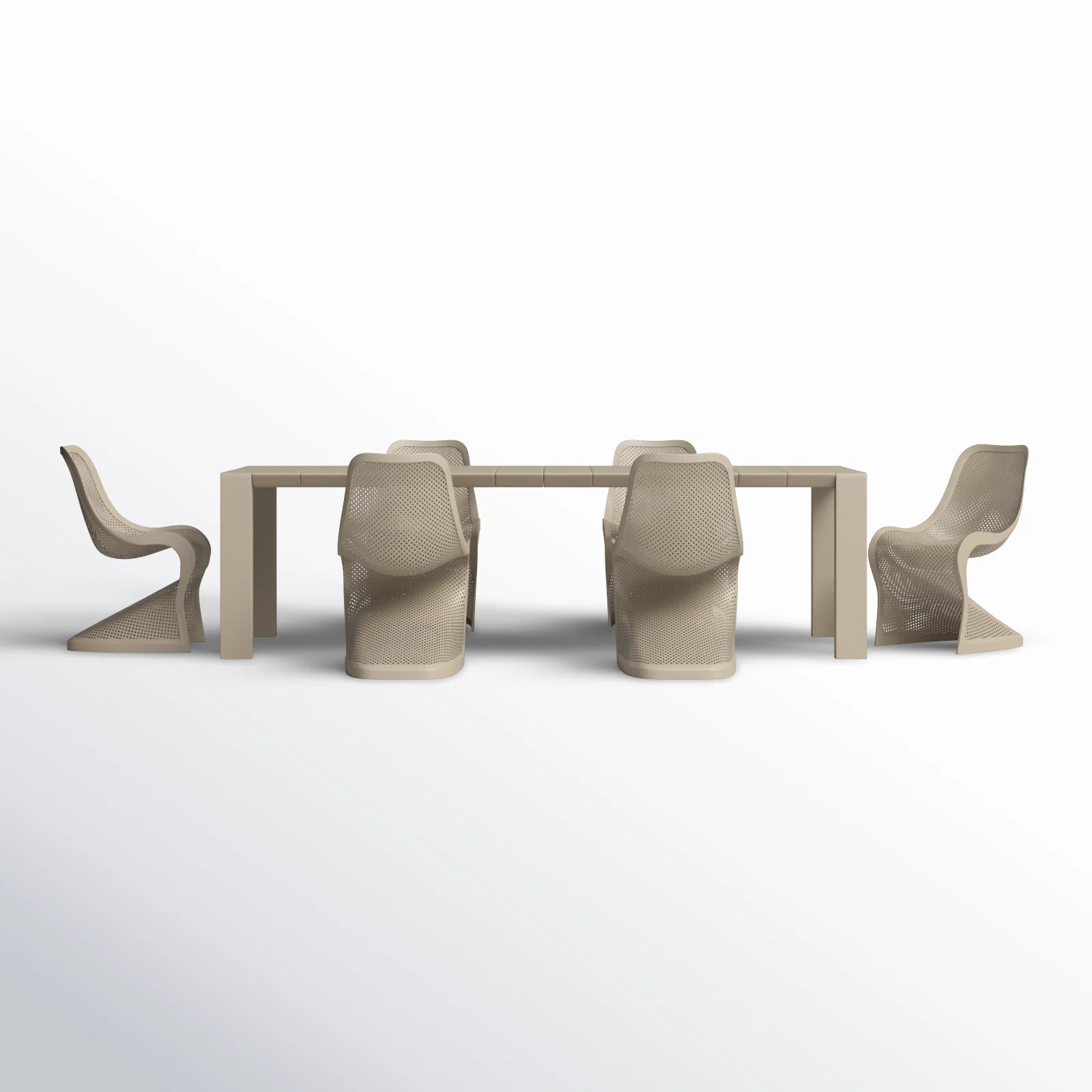 Farrah 118.1'' Rectangular 6 - Person Outdoor Dining Set | Joss & Main