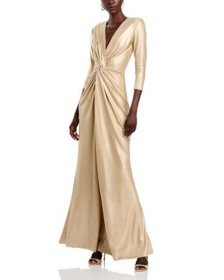 Arata Twist Front Long Gown | Bloomingdale's (US)