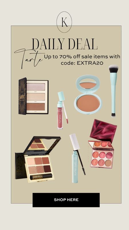 Tarte sale! Up to 70% off sale items with code EXTRA20. Items as low as $5!

#LTKsalealert #LTKunder100 #LTKbeauty
