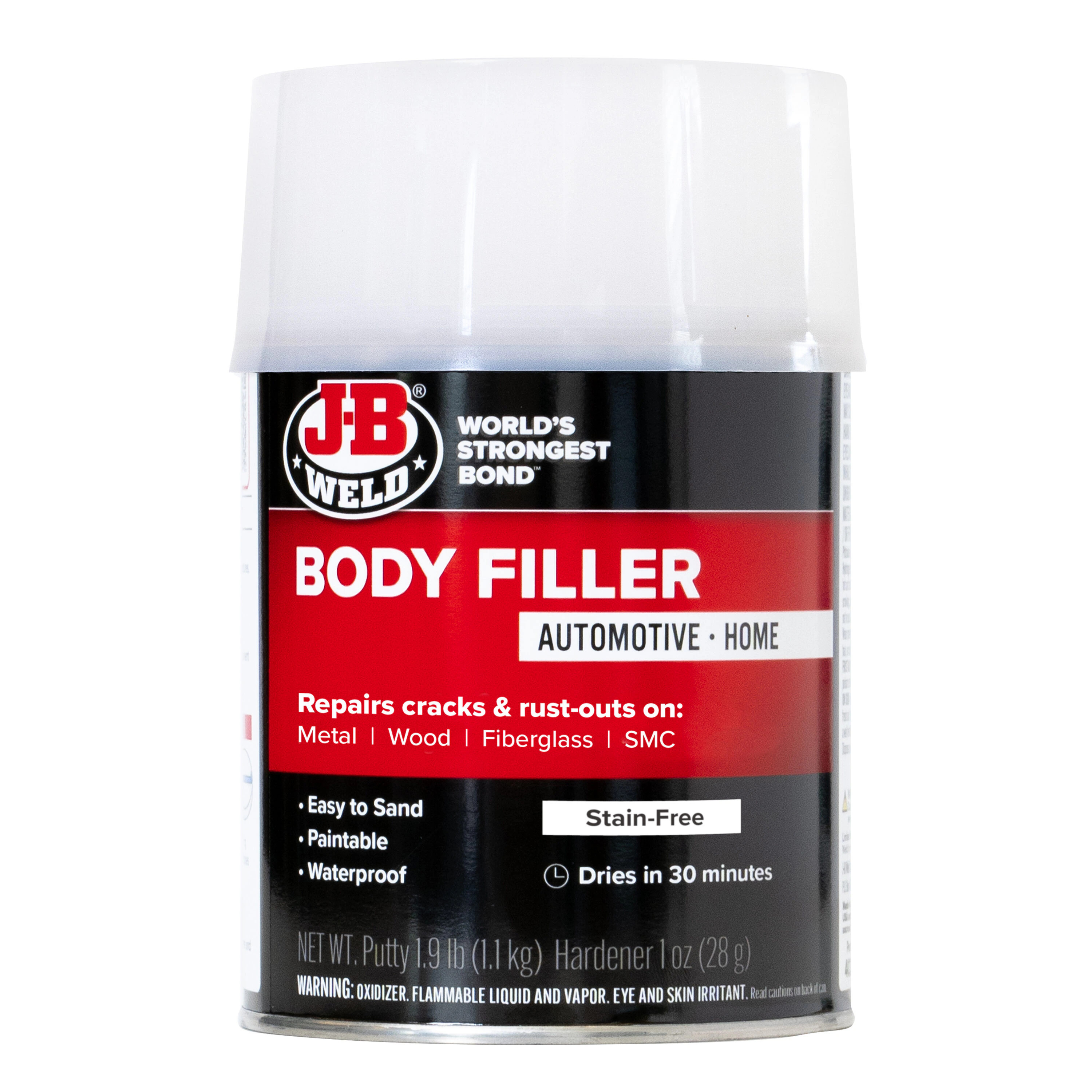 J-B WELD Gray Interior/Exterior Heavy Duty , Waterproof , Body filler 1 Quart(s) | 40262 | Lowe's