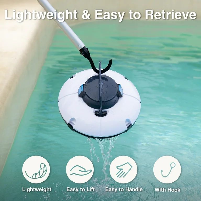 Cordless Robotic Pool Cleaner, Winny Pool Cleaner Automatic Pool Vacuum with Dual Powerful Suctio... | Walmart (US)