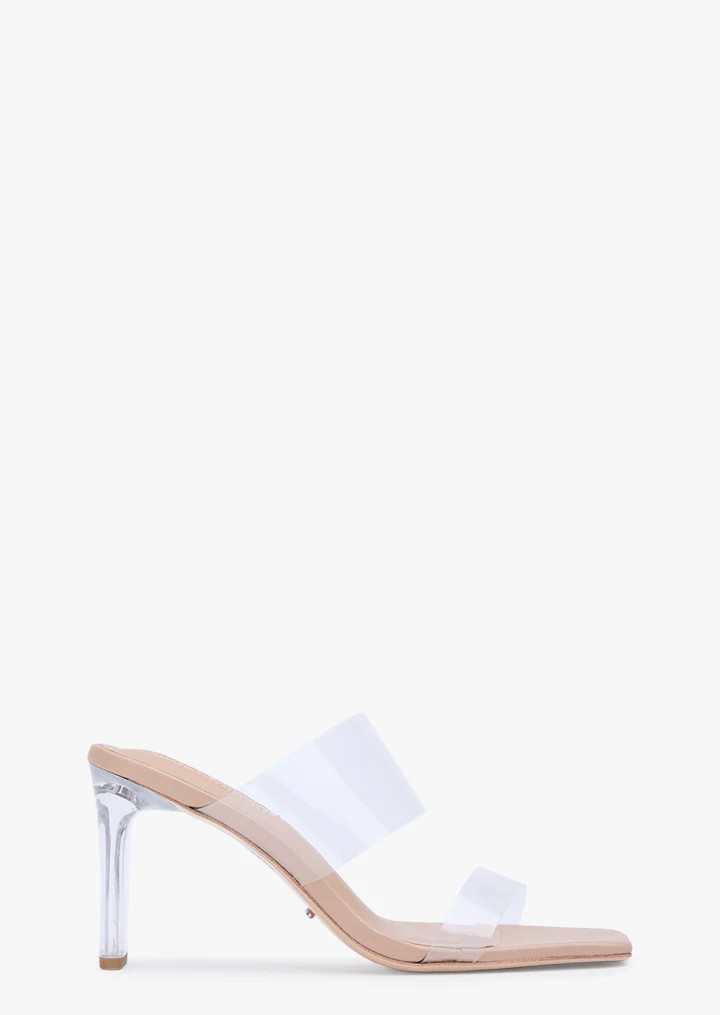 Chicago Clear Vinylite/Skin Nappa Heels | Heels | Tony Bianco USA | Tony Bianco US