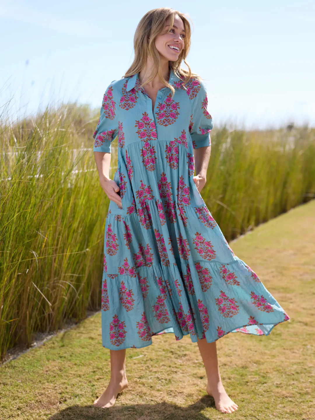 Rebecca Midi Dress | Natural Life