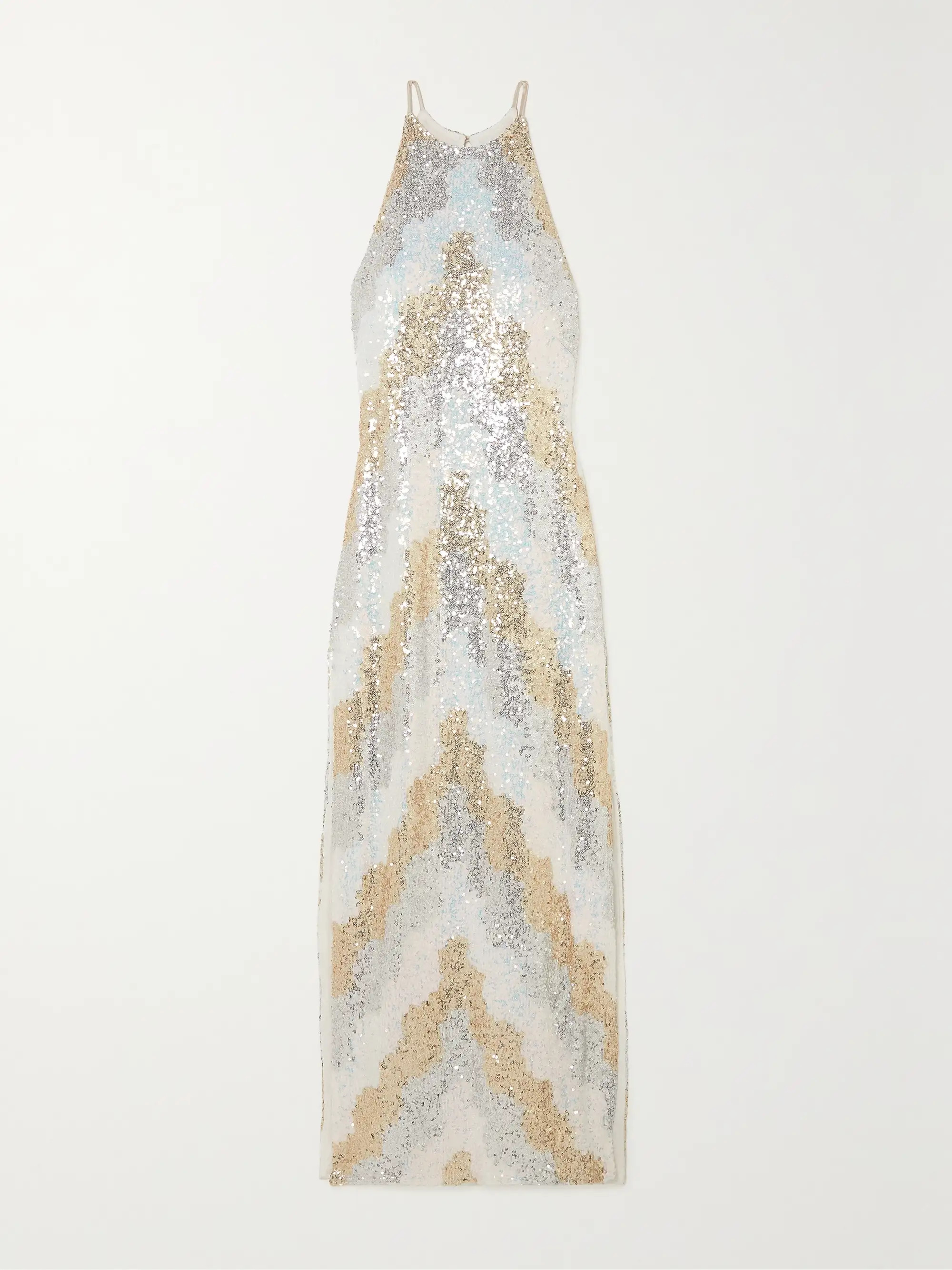 Famous sequined jersey maxi dress | NET-A-PORTER APAC
