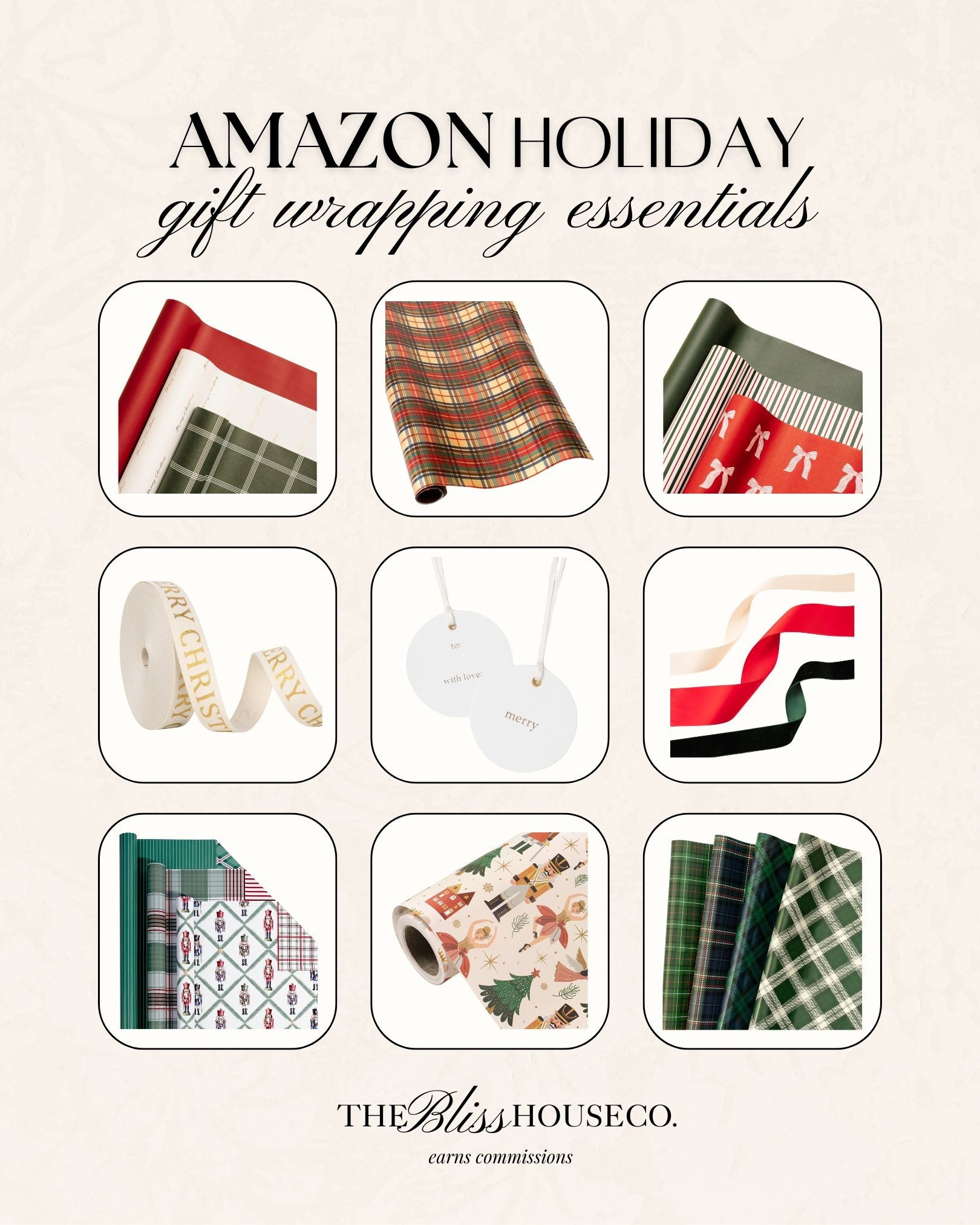 Amazon gift wrapping essentials, Christmas wrapping paper, holiday gift tags, festive, stylish wrapping 

#LTKFindsUnder50 #LTKGiftGuide #LTKHoliday