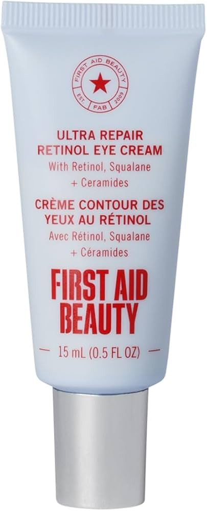 First Aid Beauty - Retinol Eye Cream with Squalane + Ceramides, Encapsulated Retinol Serum for De... | Amazon (US)