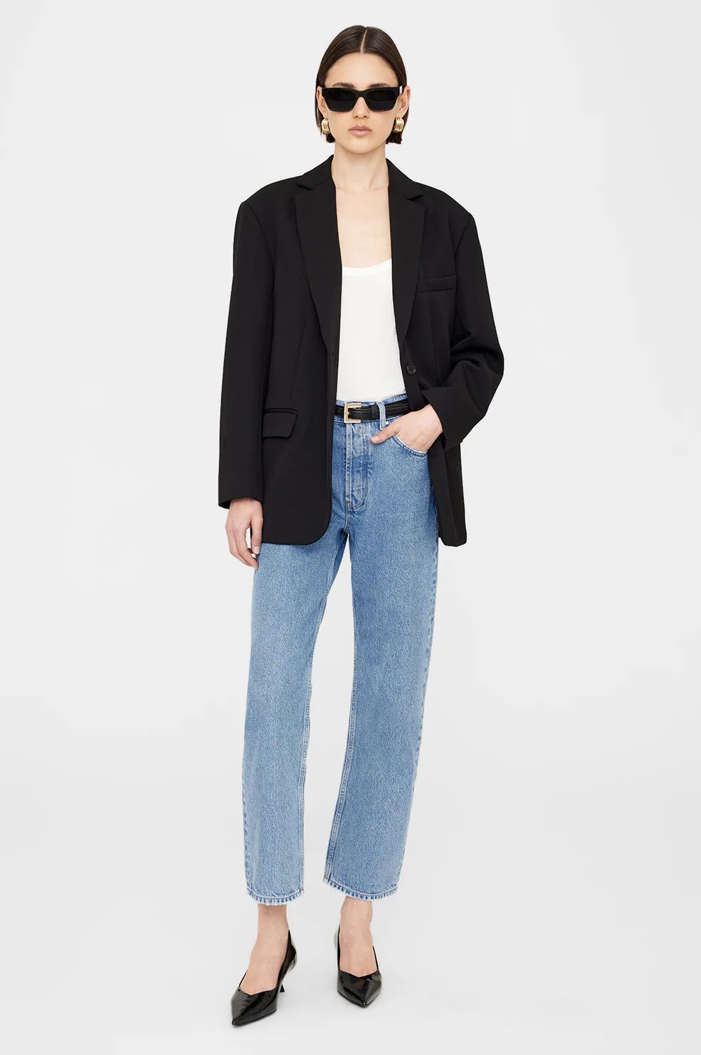 Quinn Blazer - Black | Anine Bing