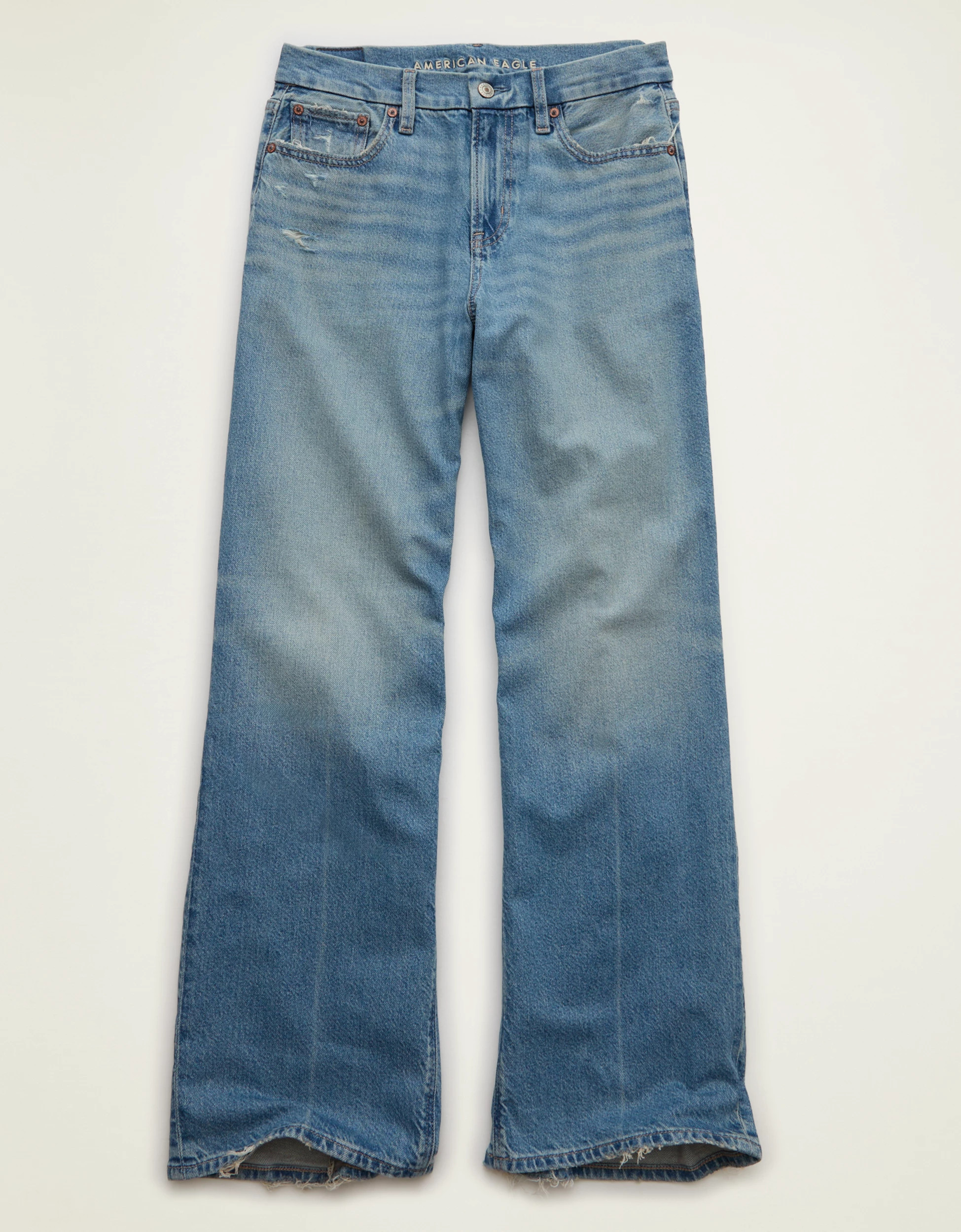 AE Curvy High-Waisted Stovepipe Jean | American Eagle Outfitters (US & CA)