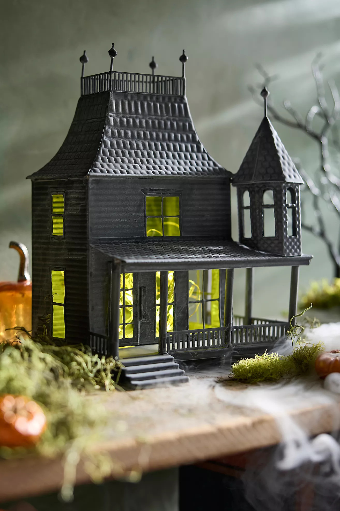 Concordville Spooky Village Victorian House | Anthropologie (US)
