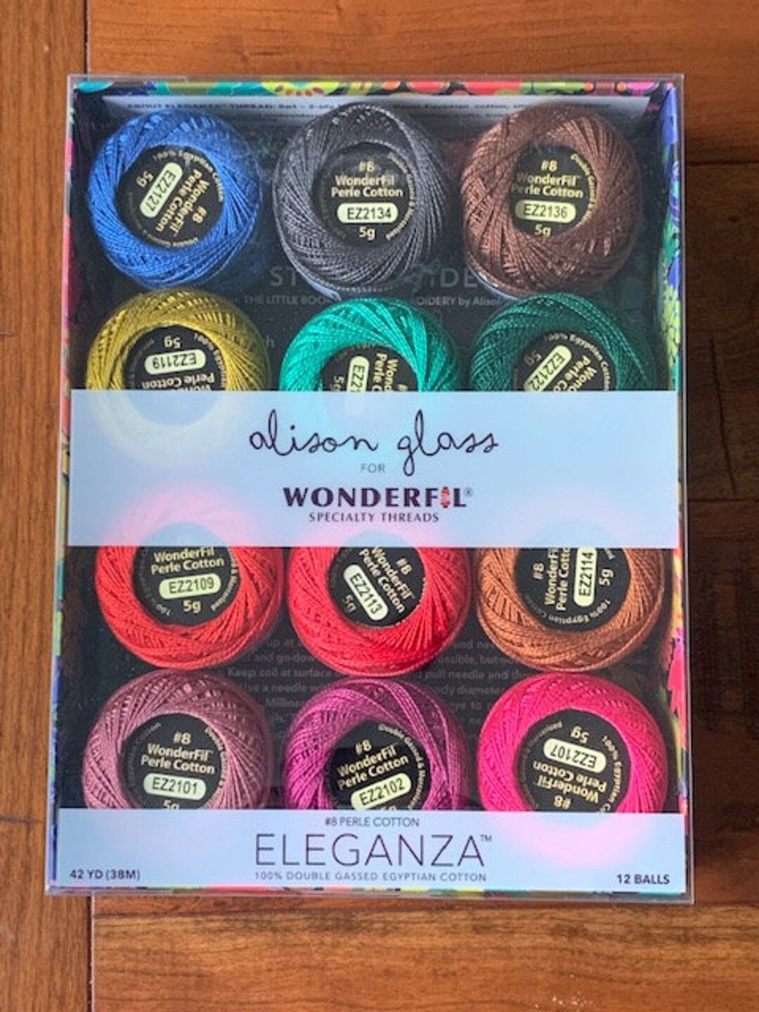 Wonderfil Perle Cotton Thread Box flora by Alison Glass - Etsy | Etsy (US)