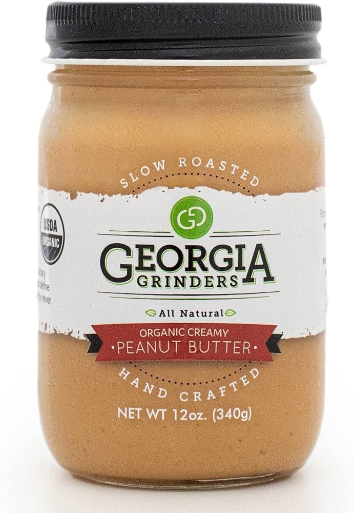 Organic Creamy Peanut Butter 12 oz (1 ct), Smooth Gourmet Peanut Spread, ORGANIC, Keto & Vegan Fr... | Amazon (US)