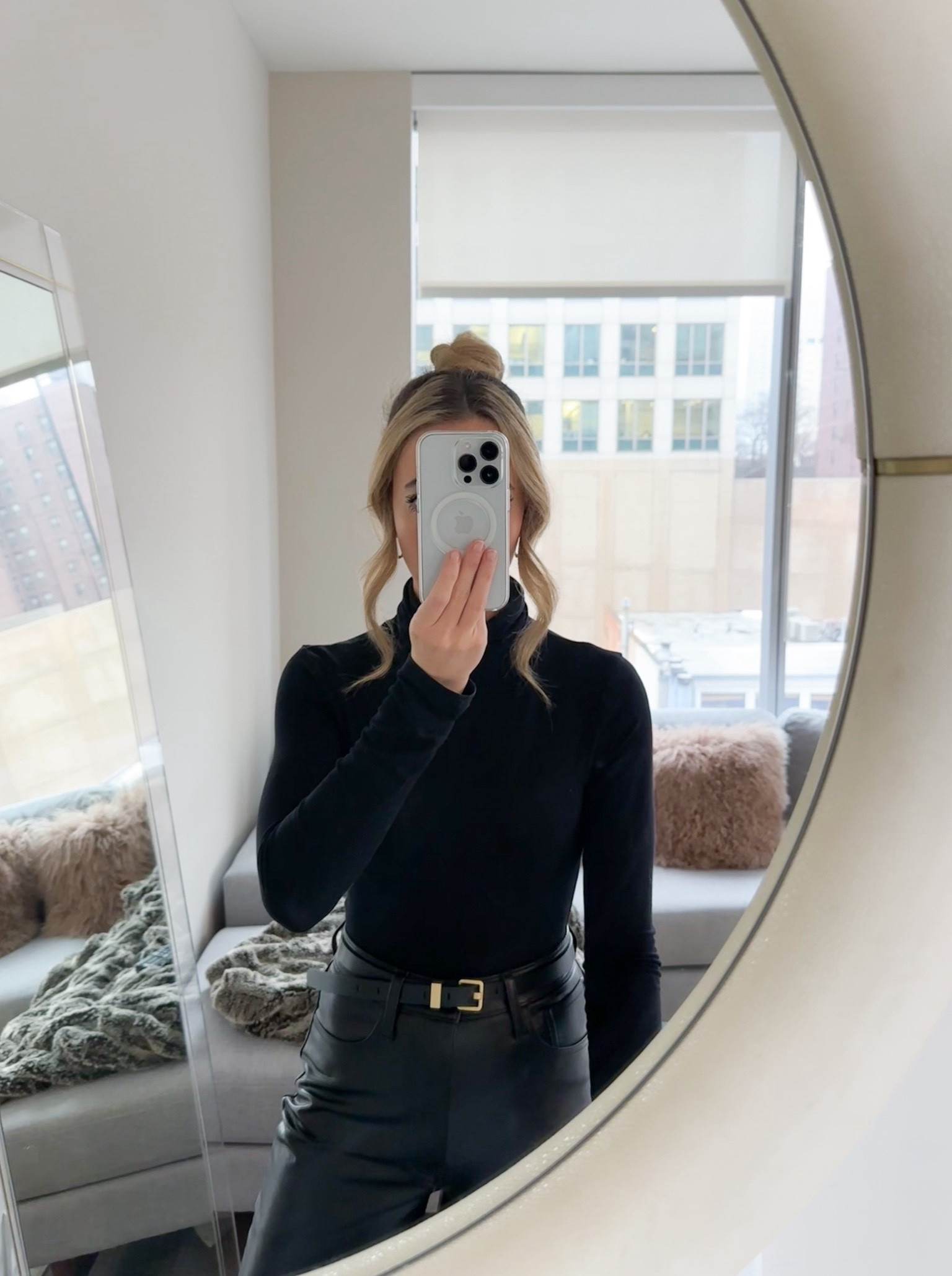 hair style trends

turtleneck outfit, faux leather pants outfit, gold hoop earrings, winter outfit, all black outfit, Chicago, nyc outfit inspo, date night outfit, mob wife aesthetic, hair tutorial, curling iron, 

#LTKxSephora #LTKparties #LTKbeauty

#LTKParties #LTKBeauty #LTKFindsUnder100