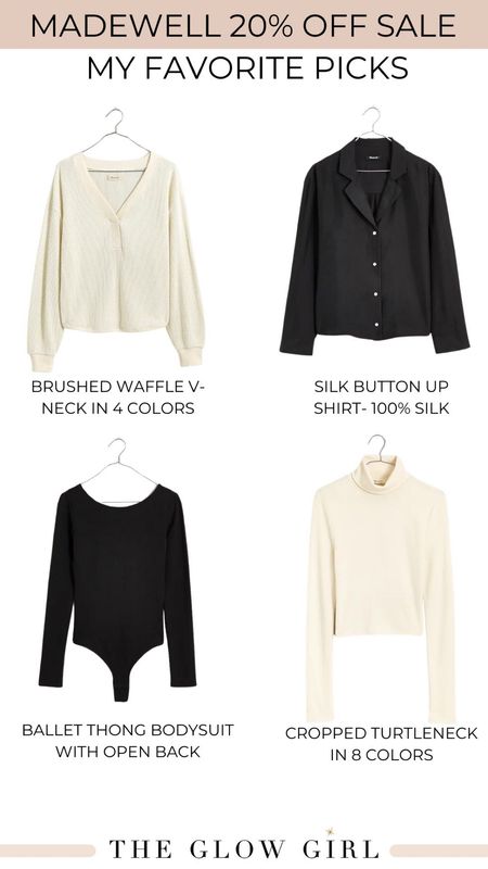My favorite tops from #Madewell ✨ today is the last day for the sale! Don’t miss out on these amazing pieces that are great for layering or paired with designer accessories 🤍

#LTKFashion #blouse #onepiece 

#LTKxMadewell #LTKstyletip #LTKsalealert