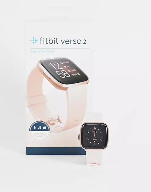 Fitbit Versa 2 Smart Watch in pink | ASOS (Global)
