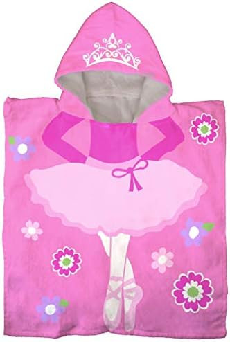 Trend Collector Ballerina Kids Bath/Pool/Beach Hooded Poncho Towel - Super Soft & Absorbent Cotto... | Amazon (US)
