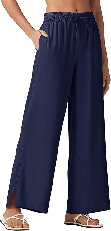 Willit Women's Wide Leg Pants Swim Beach Pants UPF 50+ Lightweight Travel Quick Dry Sun Protectiv... | Amazon (US)