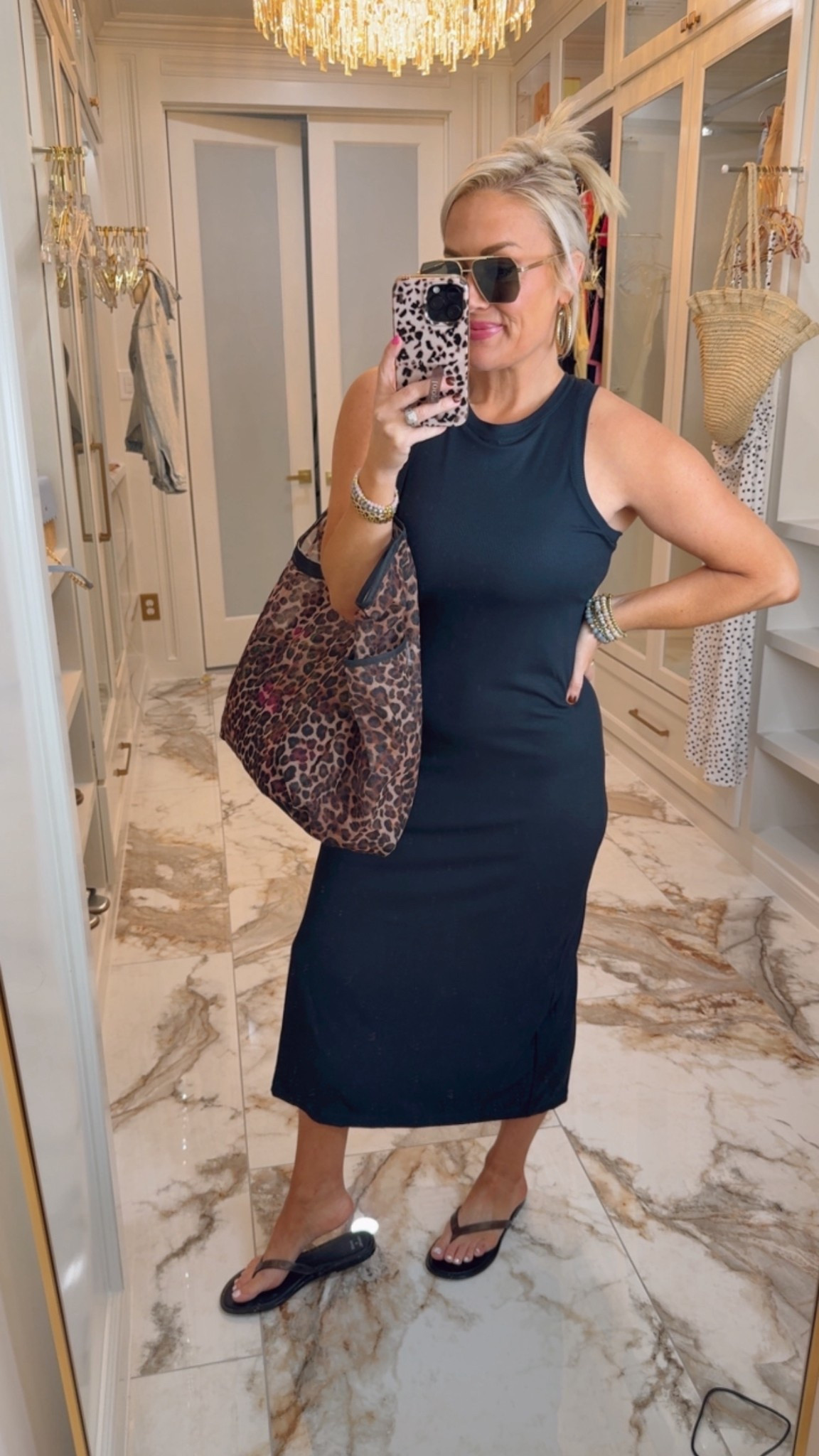 This black maxi dress is clutch for a quick easy throw on for spring, built in bra!! Wearing size small 