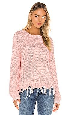 Lovers + Friends Lansel Sweater in Pink from Revolve.com | Revolve Clothing (Global)