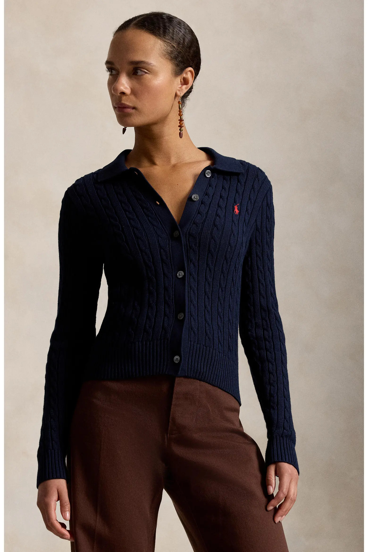 Cable Knit Cotton Cardigan (Women) | Nordstrom | Nordstrom