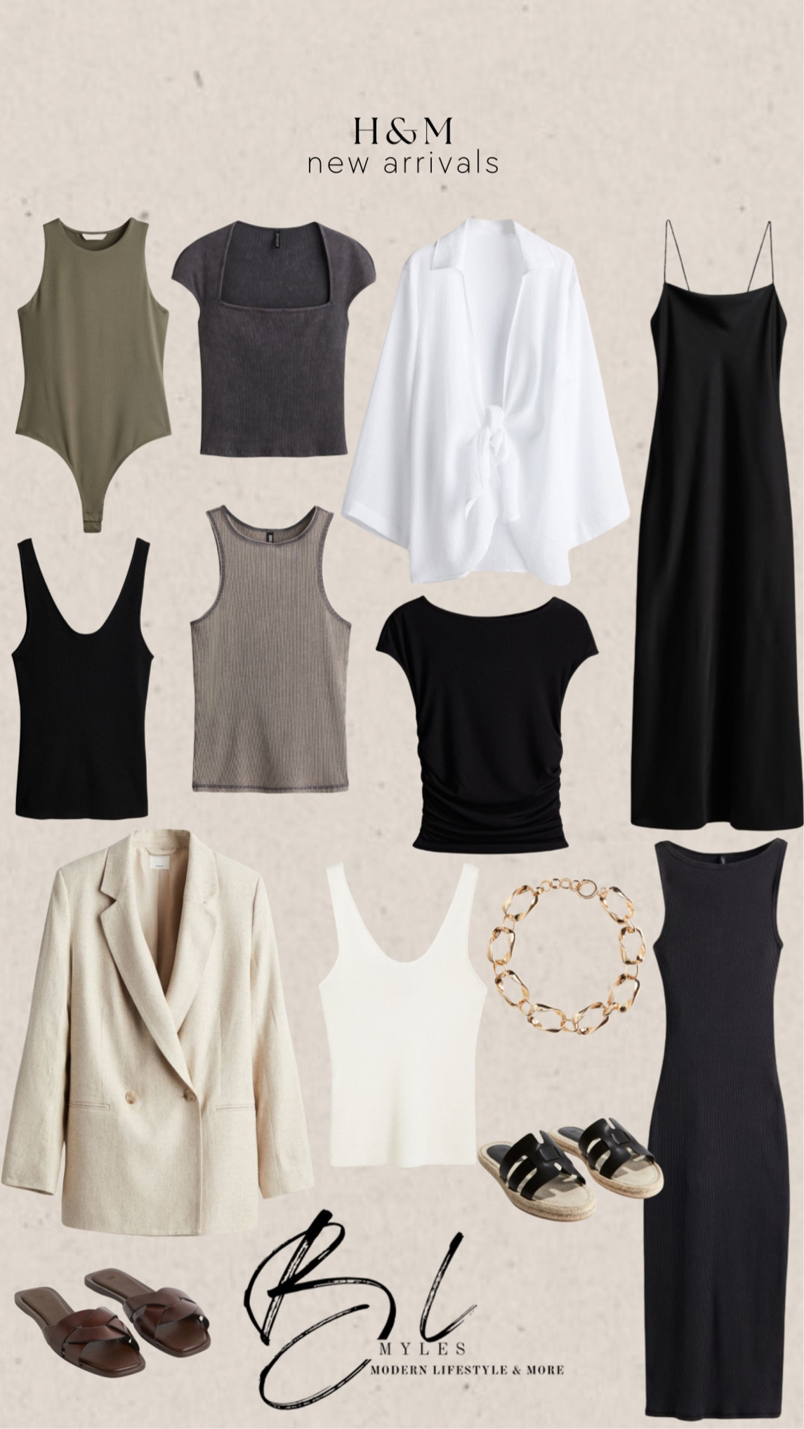 H&M new arrivals! 

Tank top, t-shirt, tops, dress, date night, gold jewelry, necklace, date night, spring, summer 

#LTKsalealert #LTKfindsunder100 #LTKfindsunder50