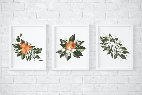 Orange blossom paint by number kit/color by number kit/custom | Etsy | Etsy (US)