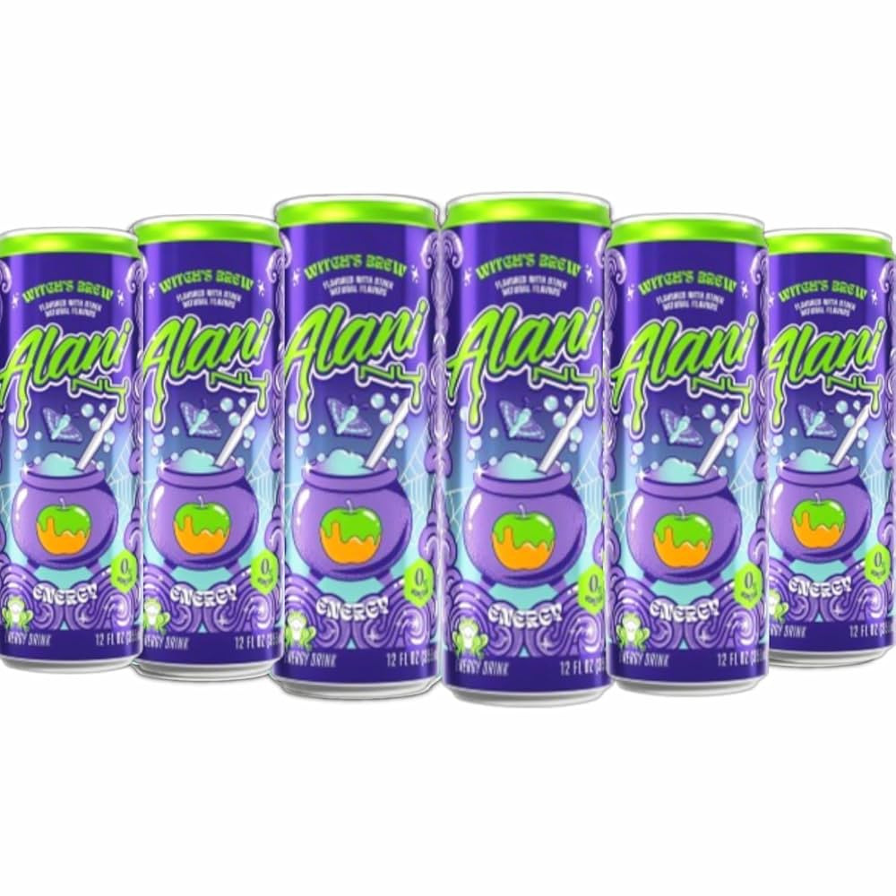 Alani Nuu Witches Brew Energy Drink, Pack of 6, 12 Fluid Ounces | Amazon (US)