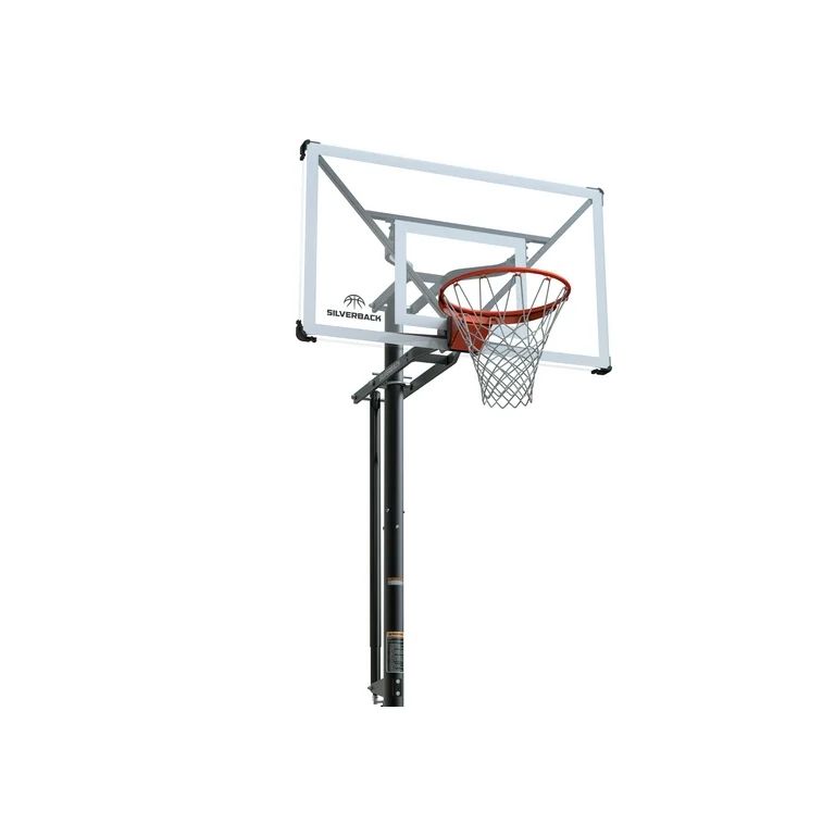 Silverback SBX 54" In-Ground Basketball Hoop with Adjustable-Height Backboard | Walmart (US)