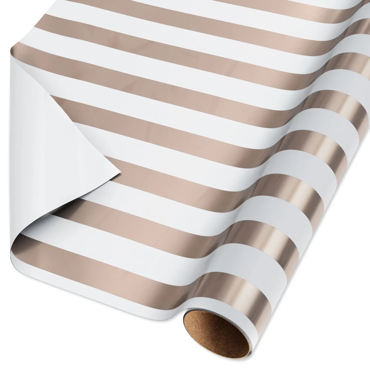 American Greetings 30 in. Wedding or Engagement Foil Wrapping Paper, Stripes (1-Roll, 15 Sq. ft.) | Walmart (US)