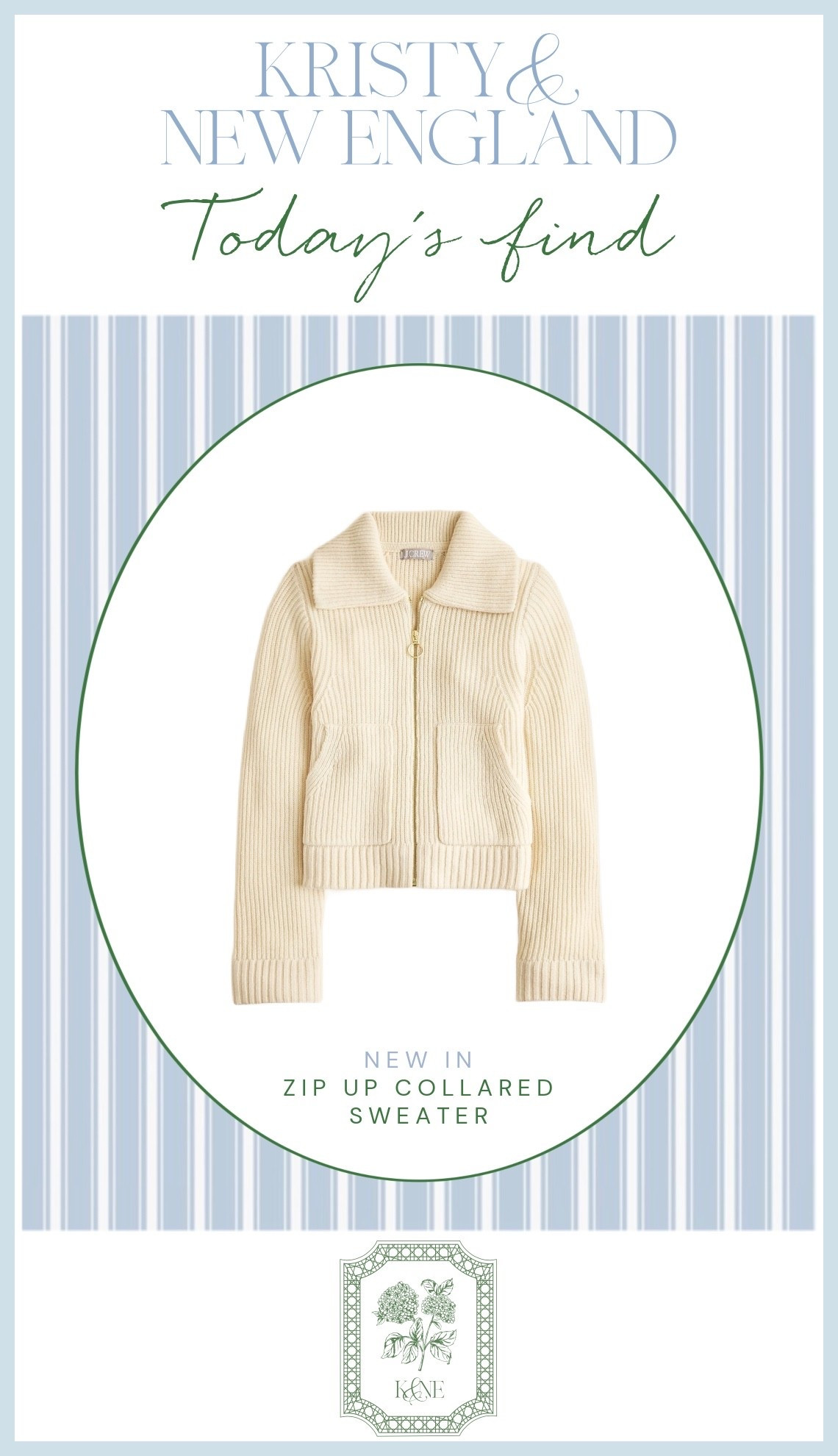 So cute zip up collared sweaterr