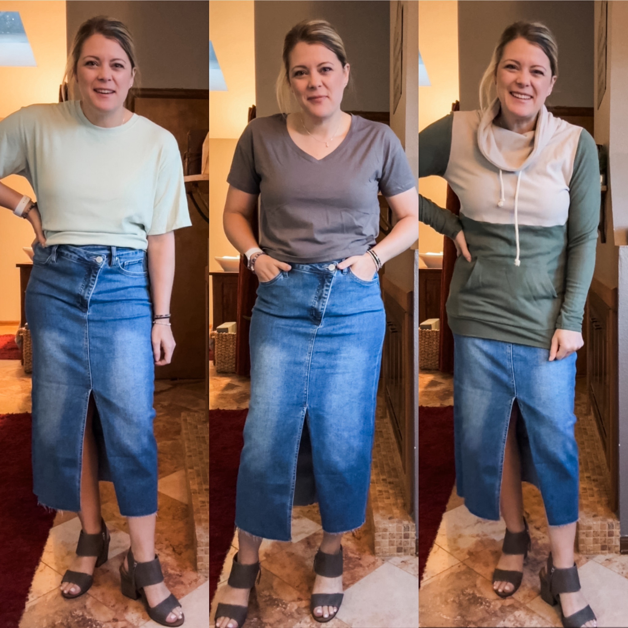 Alexander Jane Round-up
This beautifully inclusive brand has amazing classic pieces to feel confident in your clothing.
I’m in the 
Tummy control midi skirt
Boxy crop tee
The everyday tee
&
Ampersand Wanderlust Cowlneck Performance Fleece Sweatshirt

#ad
@alexanderjane 
#alexanderjane

#LTKMidsize #LTKSeasonal #LTKStyleTip